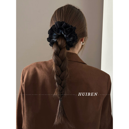 洋气咖蓝~气质大肠发圈女重工