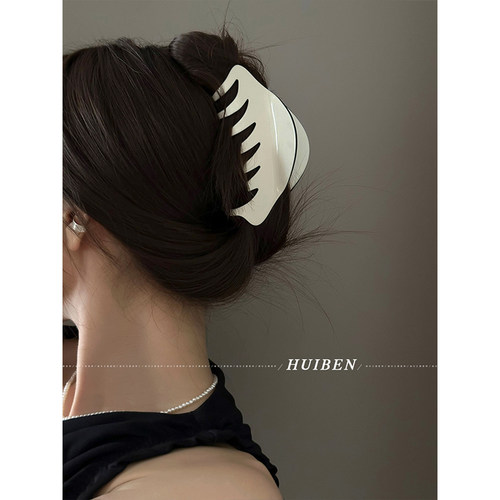 经典法式醋酸抓夹大号发量多