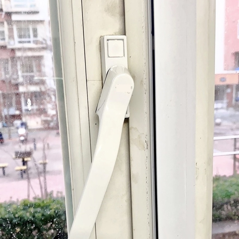 转动把手塑钢外开窗方杆扳外开门窗拉手连动杆传动执手锁扣全金属