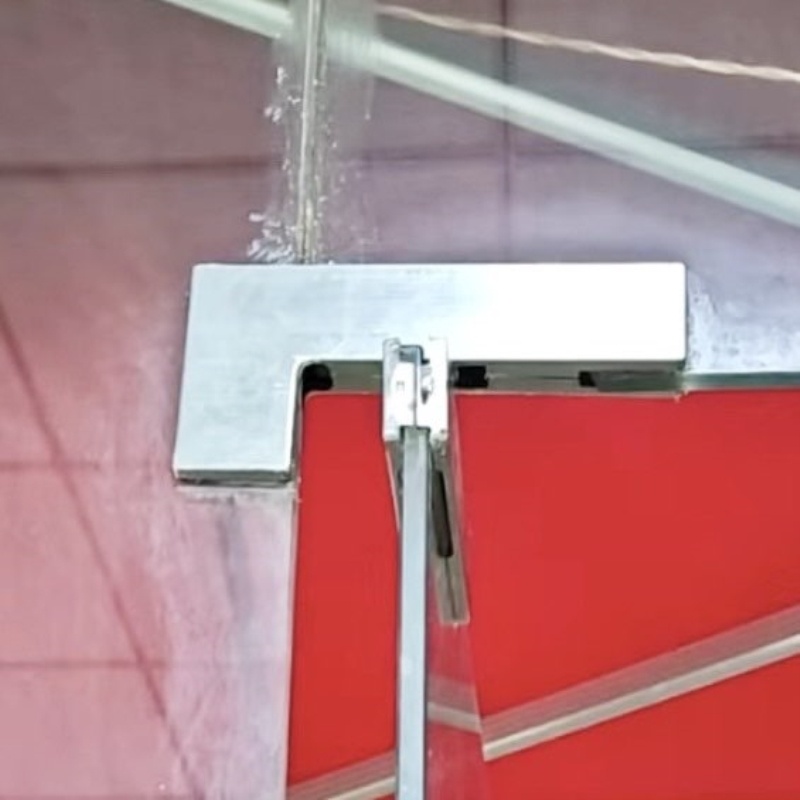 固定夹通用上下夹地弹门无框门地弹簧门夹大全七字夹钢化门7字夹