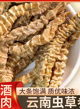 云南特级野生虫草参顶天柱西藏野生特级地参竹节参干货煲汤泡酒料