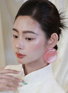2025蛇年春晚王菲同款虾片耳环夸张耳饰明星气质耳钉大虾片耳坠女