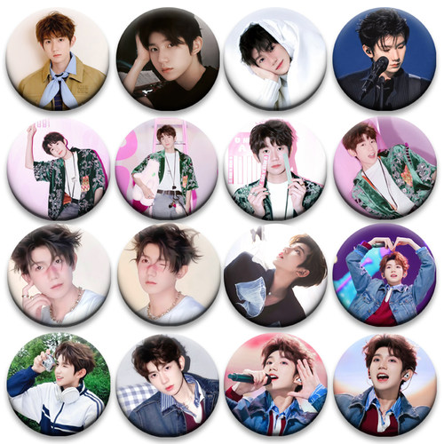 王源周边书包应援吧唧58MM谷子徽章演唱会马口铁谷圈胸章明星