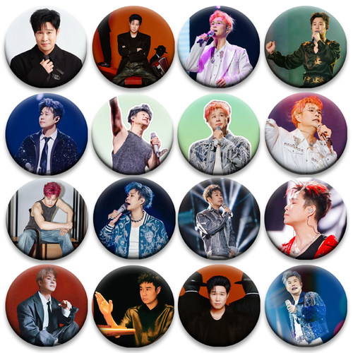 小沈阳周边谷子吧唧痛包58MM装饰谷圈圆形胸针钥匙扣徽章书包明星