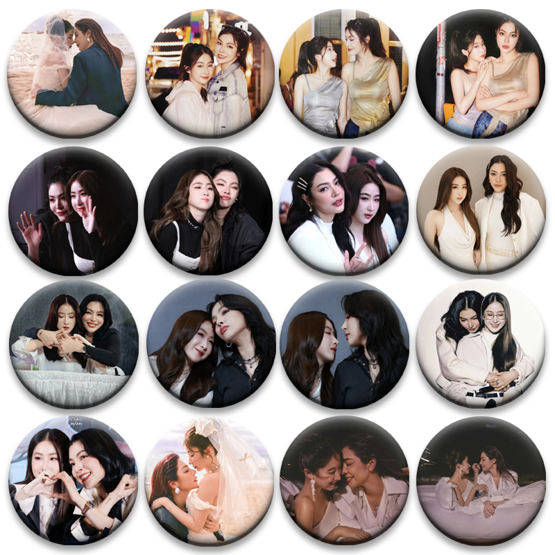 fayeyoko周边书包应援吧唧58MM谷子徽章演唱会马口铁谷圈胸章明星