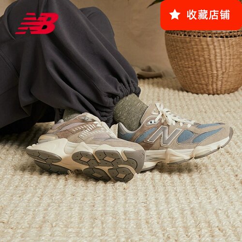 9060系列浅灰色复古跑步鞋