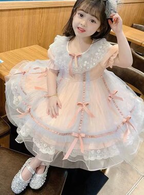 女童连衣裙洛丽塔夏季甜美
