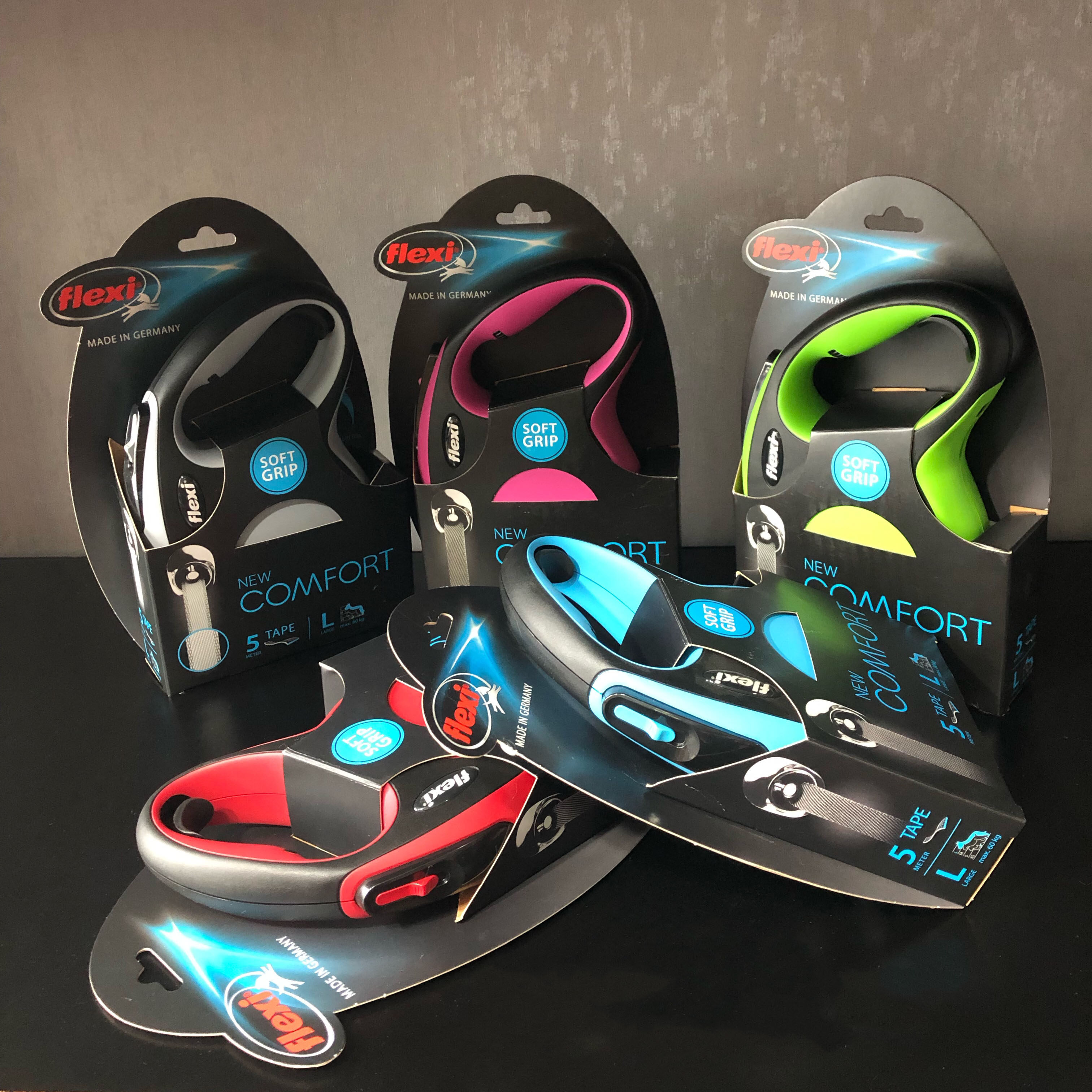 德国flexi福莱希外星人运动版自动伸缩牵引遛狗绳小中大型犬带状