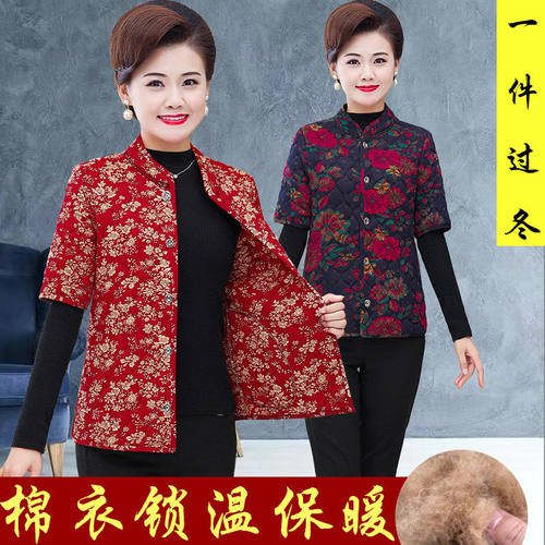 中老年女驼绒马甲棉衣身内胆坎肩