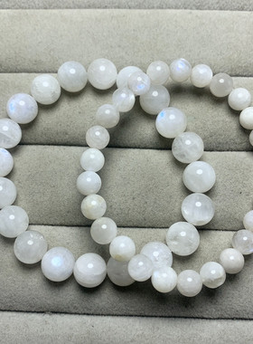 天然蓝月光石手链女款