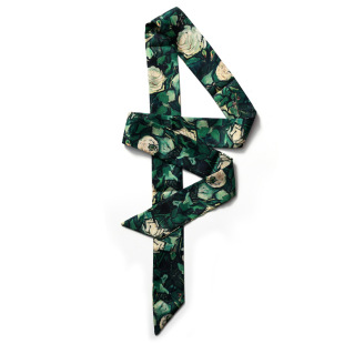 加长145cm梵高莫奈油画国风绑包包手柄丝巾包带飘带领巾腰带发带