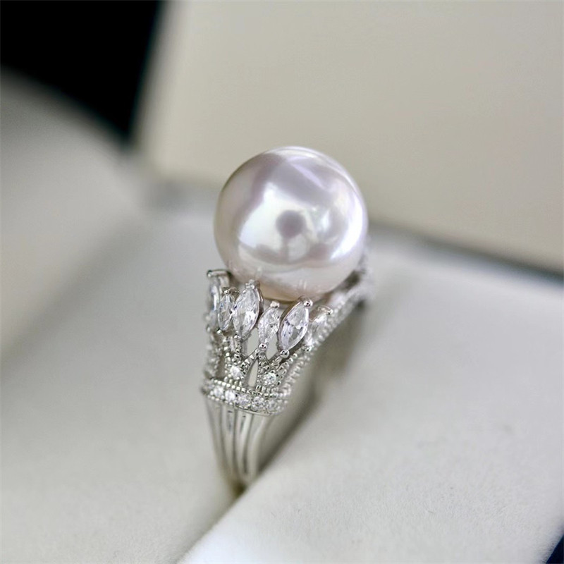 DIY珍珠配件 S925纯银华丽精工优雅戒指指环可调节半成品空托银饰,饰品/流行首饰/时尚饰品新,其他DIY饰品配件,淘宝优惠券,粉丝福利购,淘宝优惠卷