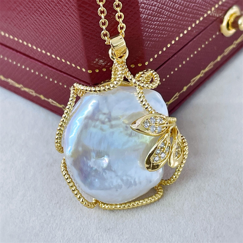 异形巴洛克吊坠威尔娜斯铜镀金