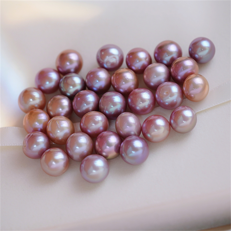 淡水爱迪生馒头珠彩色珍珠散珠