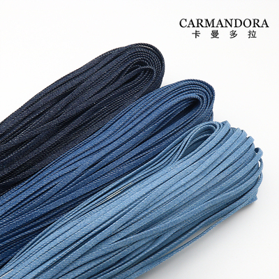 多拉5mm纯色超细牛仔条服饰辅料手工diy发饰发夹材料配件