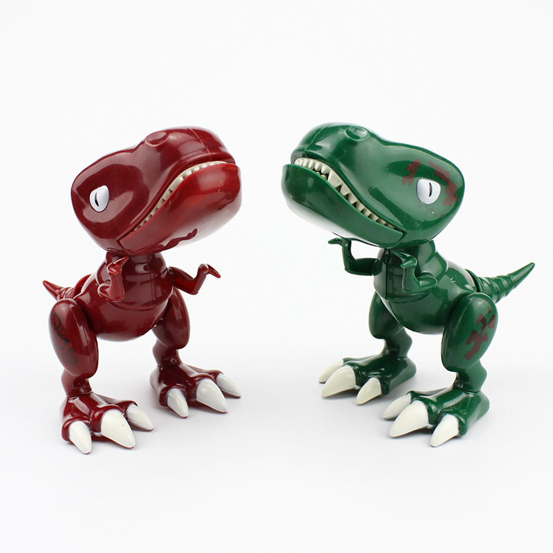 q版霸王龙蛋糕装饰摆件卡通暴龙恐龙主题男孩儿童生日烘焙配件