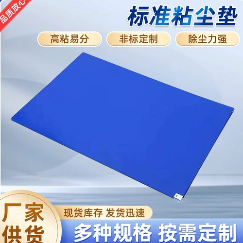 超大款粘尘垫可撕式风淋室门口脚踏除尘垫洁净防尘贴工厂车间地垫