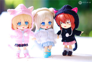 ob11娃衣 YMY 素体幼体  迷糊体 寿屋 GSC 粘土人 猫装