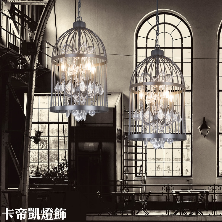 loft¸´¹ÅÌúÒÕË®¾§ÄñÁýµõµÆÃÀʽÏç´å´´Òâ°Ę́²èÂ¥²ÍÌüµÆ¾ß¹¤ÒµÐâÉ«
