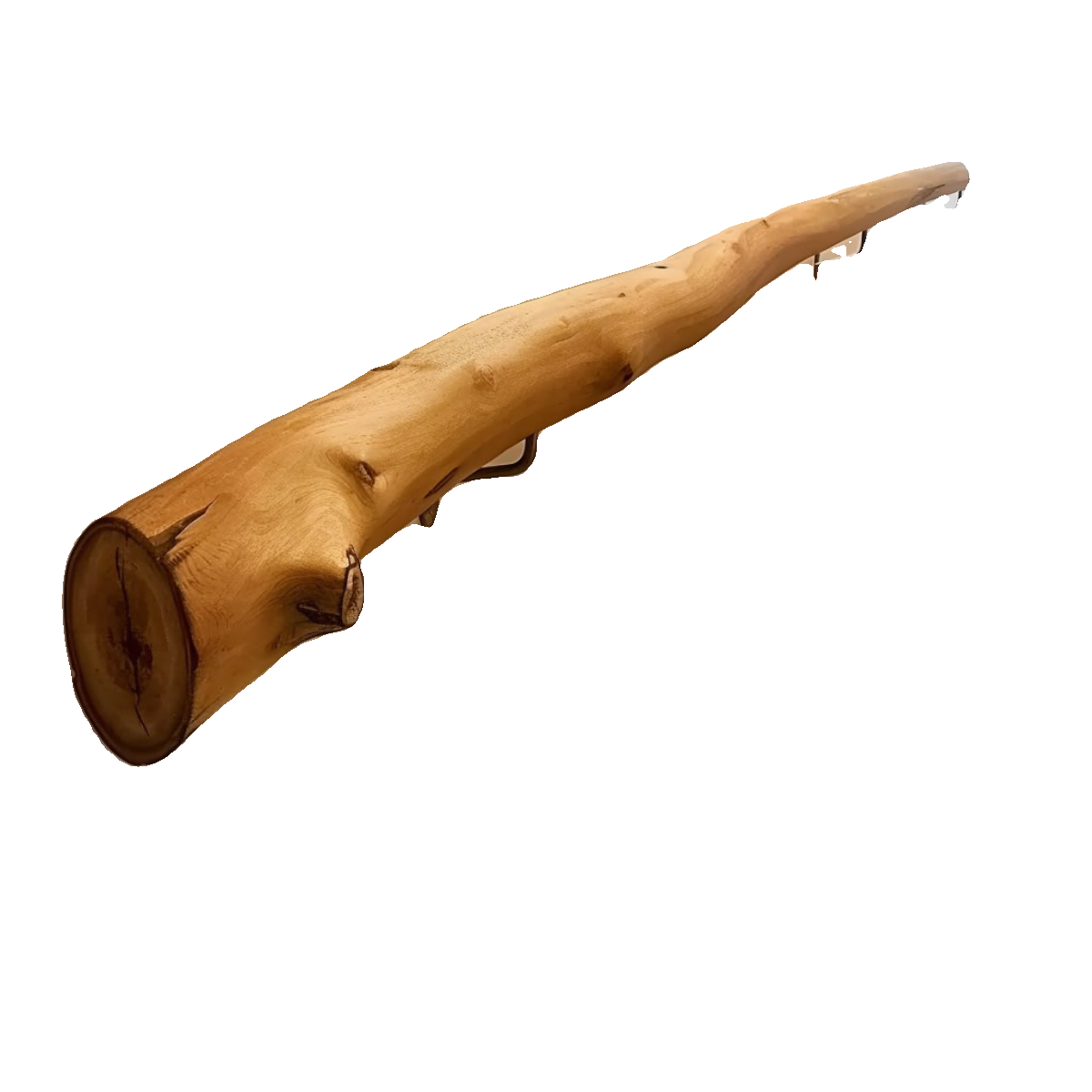 楼梯树干扶手栏杆幼儿园护栏室内原木靠墙树枝民宿酒店楼道装饰