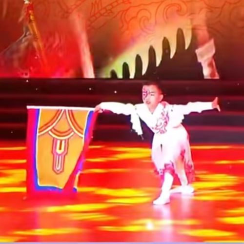 旗风少年表演服龙拳少年男女同款