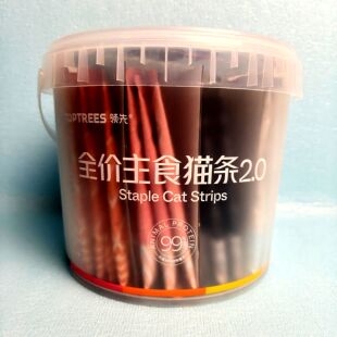 领先主食猫条桶装2.0成猫幼猫互动补水湿粮营养零食混合口味90支