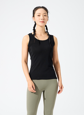 SHEEP RUN女美利奴羊毛贴身背心马甲Tank运动速干排汗无异味