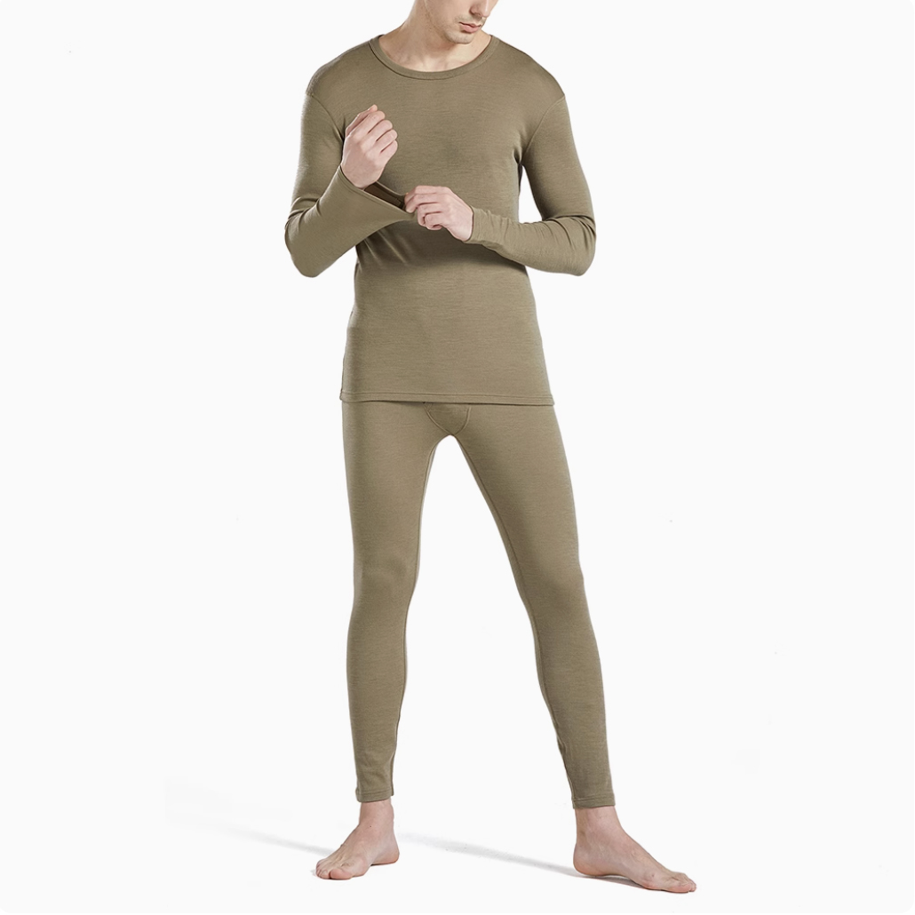 男美利奴羊毛300gsm保暖内衣