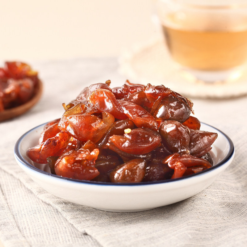 莲香瑞莲蜜饯黄皮罐装阳江特产