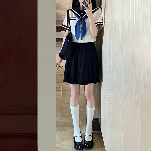 月野家川阳高基础款JK水手服