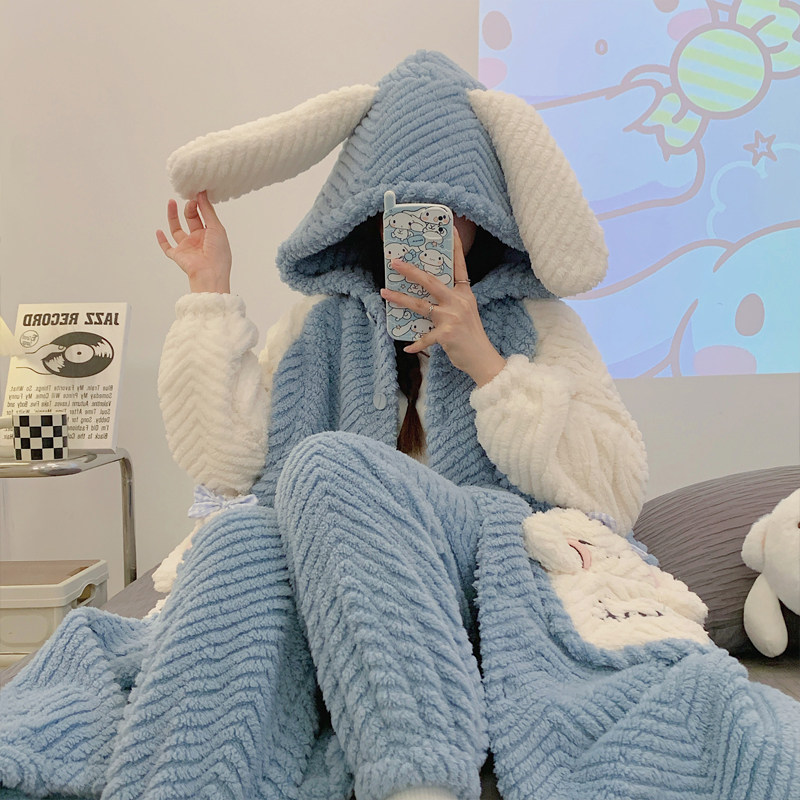 秋冬款珊瑚绒月子服三件套产后加厚加绒哺乳孕妇睡衣冬季11月份12,孕妇装/孕产妇用品/营养,家居服套装,淘宝优惠券,粉丝福利购,淘宝优惠卷