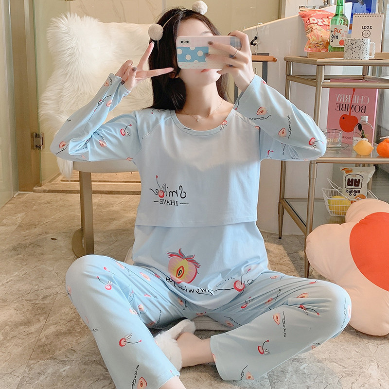 月子服夏季莫代尔产后8月份9薄款哺乳睡衣孕妇怀孕期喂奶春秋纯棉,孕妇装/孕产妇用品/营养,家居服套装,淘宝优惠券,粉丝福利购,淘宝优惠卷