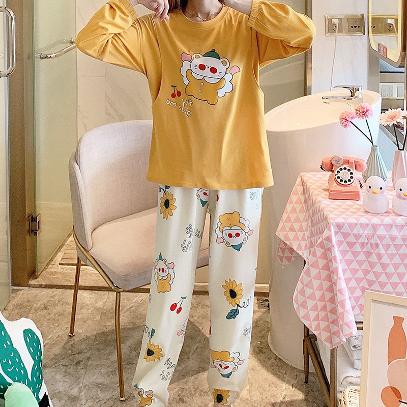 [한벌바지] 봄 가을 산모팬츠 조절이 가능한 홈팬츠 임신 전후로 착용 가능한 롱팬츠