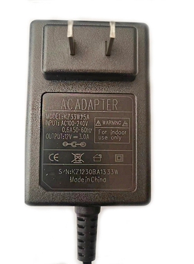 凯征KZLY12V3A电源适配器KAIZHENG充电器一体机电脑12V3A直插式