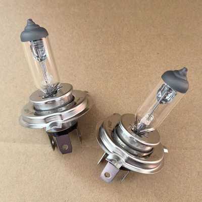 汽车货车大车灯泡12v60/55W 24v75/70W 三爪前大灯远近一体卤素