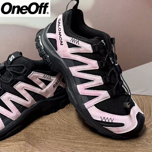 定制球鞋 SALOMON萨洛蒙XAPRO 3D粉樱树下透气低帮城市通勤跑步鞋