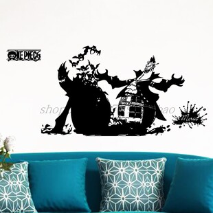 海贼王动漫人物月光·莫利亚居家背景墙装饰镂空雕刻墙贴画