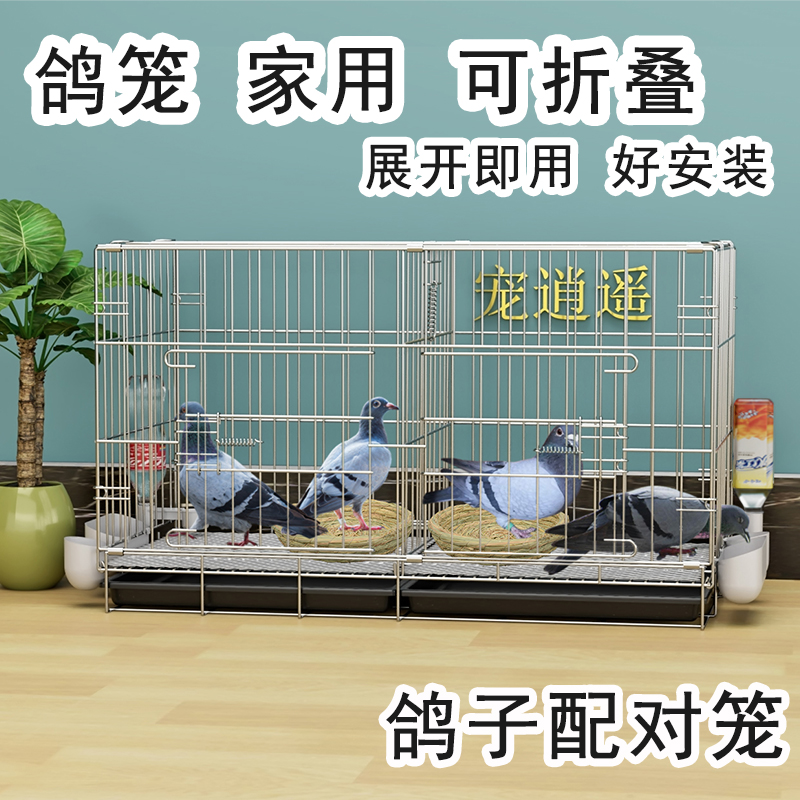 鸽笼家用配对新型白鸽养殖鸽子笼