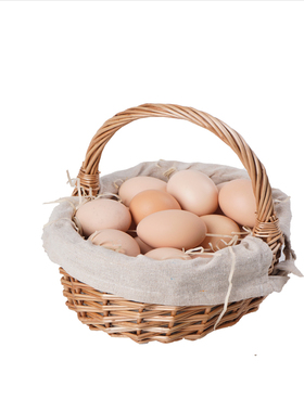 鸡蛋农家散养新鲜纯农村自养天然40枚草鸡蛋柴鸡蛋本笨鸡蛋