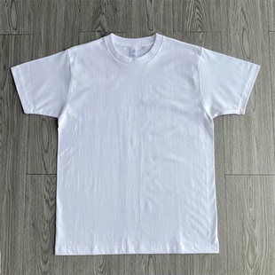 纯色光板情侣全棉短袖 男女款 T恤 夏季 重磅240G