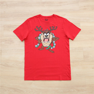 圆领短袖 工厂尾货 男女情侣款 夏季 T恤TEE休闲宽松 出口欧美单