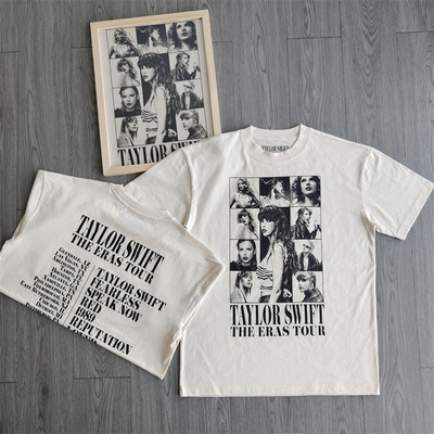 断码处理霉霉泰勒斯威夫特TaylorSwift 巡演周边纯棉情侣短袖T恤