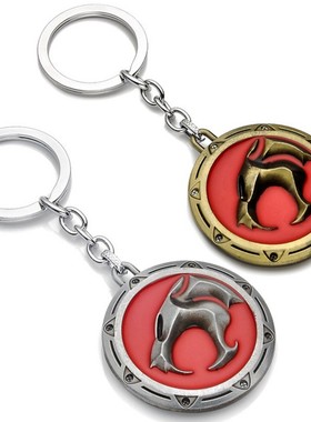 动漫周边新款 虎威战士Lion-O 霹雳猫 狮子标志Thundercats钥匙扣