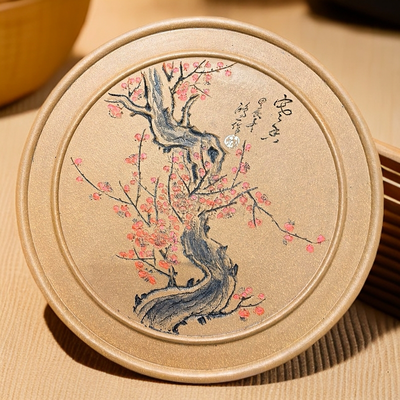 宜兴创意杂件全手工紫砂原矿段泥托盘刻绘挂盘茶盘茶台卖掉可定做,餐饮具,茶盘,淘宝优惠券,粉丝福利购,淘宝优惠卷