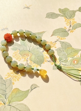 天然和田青玉精致手绳