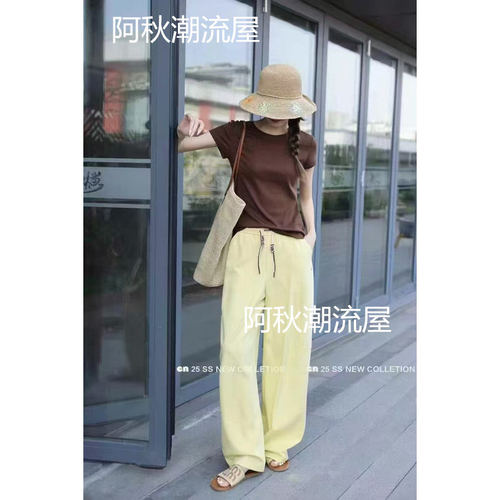 丁螺GN女装2025年夏季新款 韩版时尚简单百搭圆领短袖T恤正品好穿
