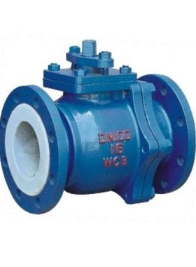 Q41F46,F4,PFA-16C/25C碳钢衬四氟法兰耐酸耐腐蚀抗酸抗腐蚀球阀