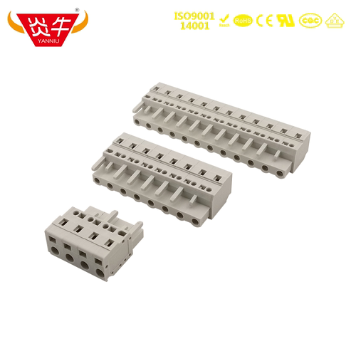 8EDGK KFM762 7.62mm 2-12P 工控接线端子 快速连接  插拔式 炎牛