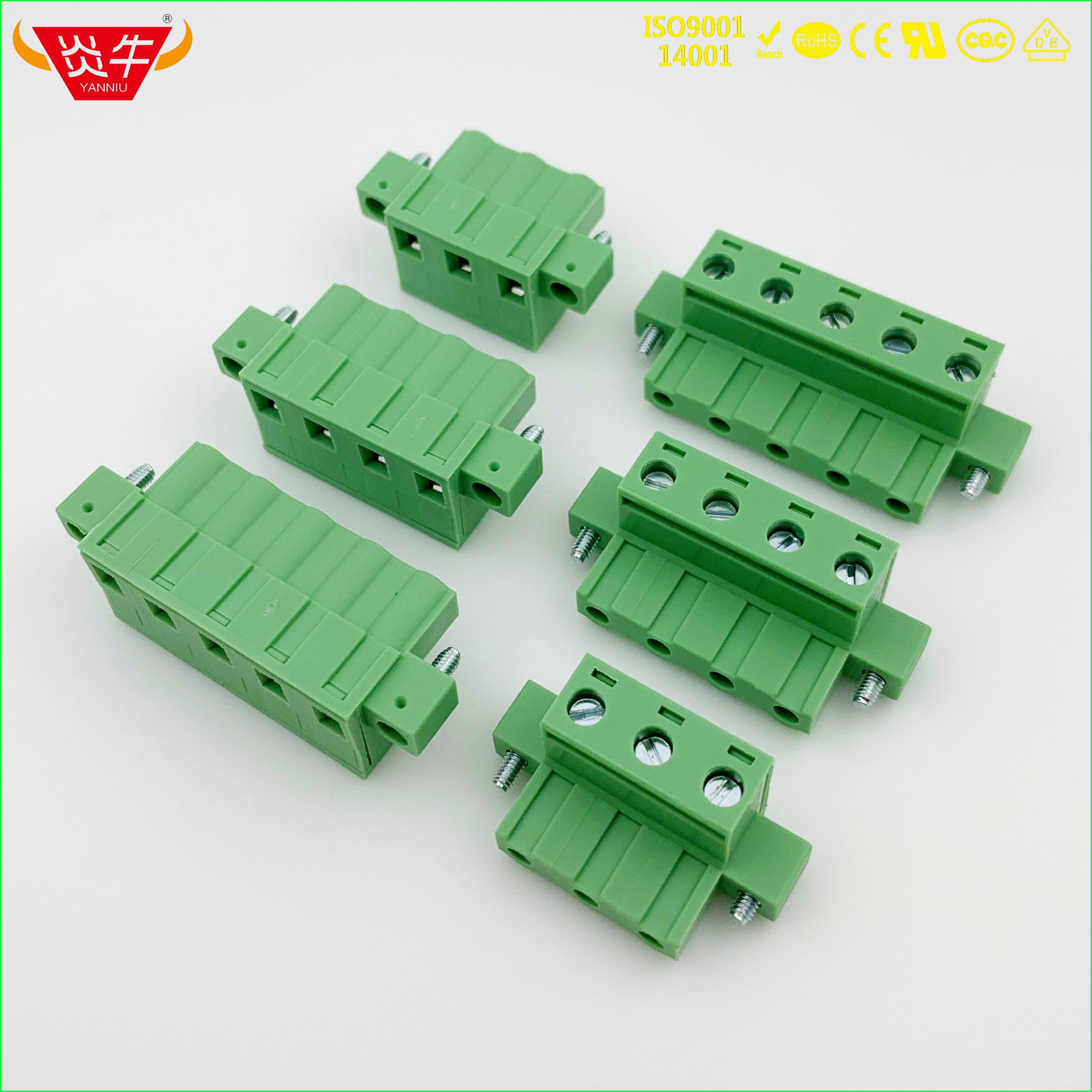 插拔式PCB接线端子排KF2EDGKM 7.5mm GMSTB 2.5 STF 连接器接插件