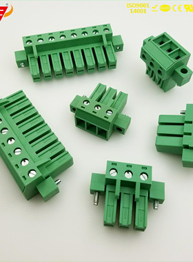 连接器接线端子插拔式PCB5EDGKM KF2EDGSKM 7.62mm PC 4 STF 高正